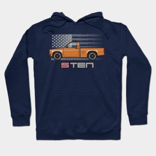 USA Orange Hoodie